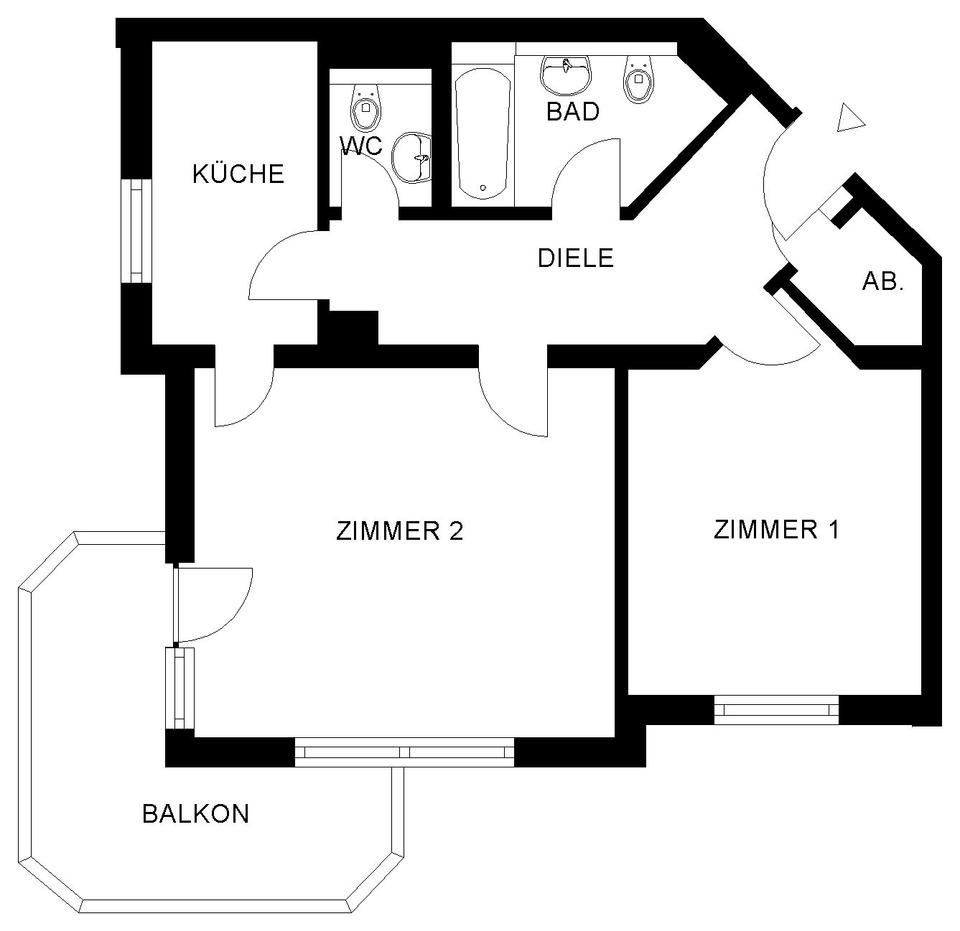 Thumbnail-Gemütliche 2-Zimmer-Wohnung in Attendorn