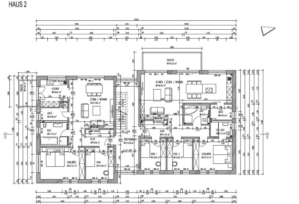 Thumbnail-Moderne 4-Raumwohnung mit Einbauküche und Balkon