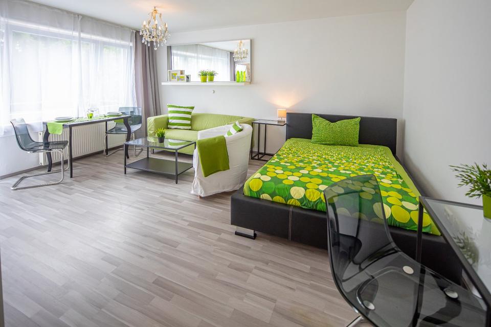 Thumbnail-möblierte 1-Zimmer Wohnung in Stuttgart-Stammheim