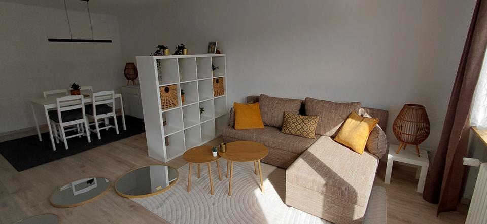 Thumbnail-- Frisch sanierte und möblierte 2-Zimmer-Wohnung mit Balkon -