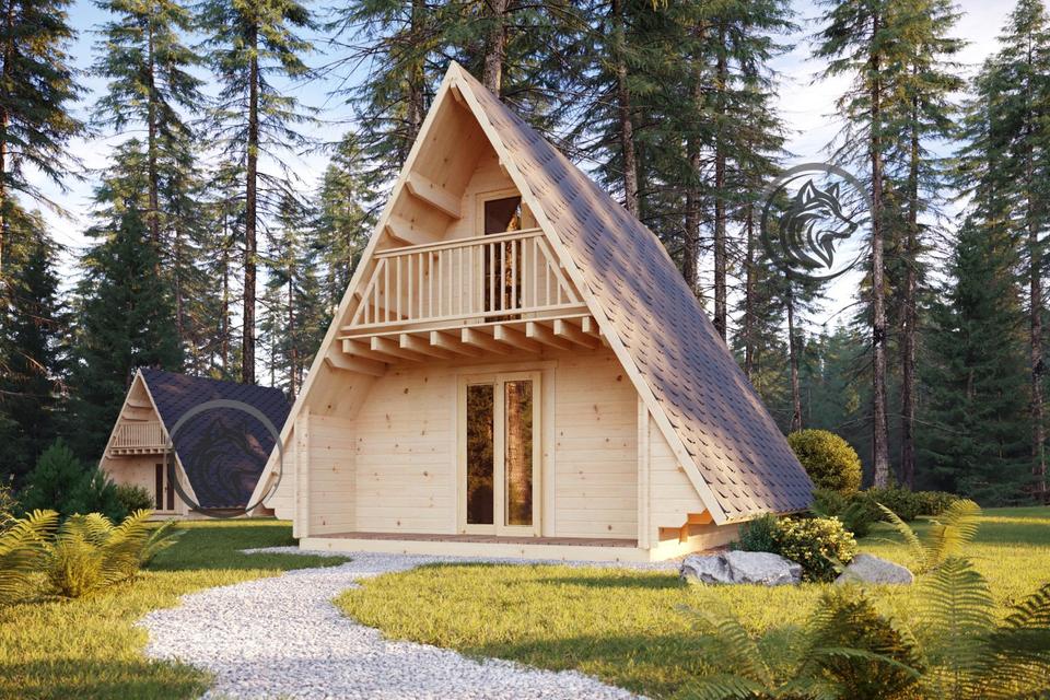 Thumbnail-A - Haus Blockhaus Ferienhaus Memphis 46m²