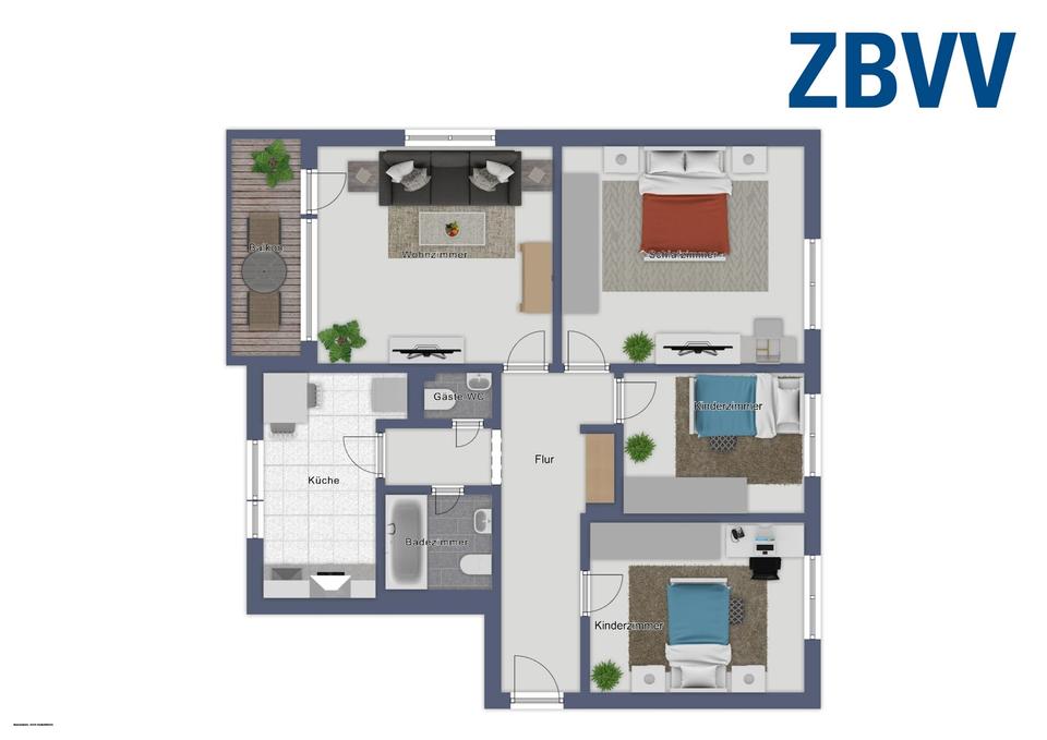 Thumbnail-Familienwohnung in ruhiger Lage in Wittlaer