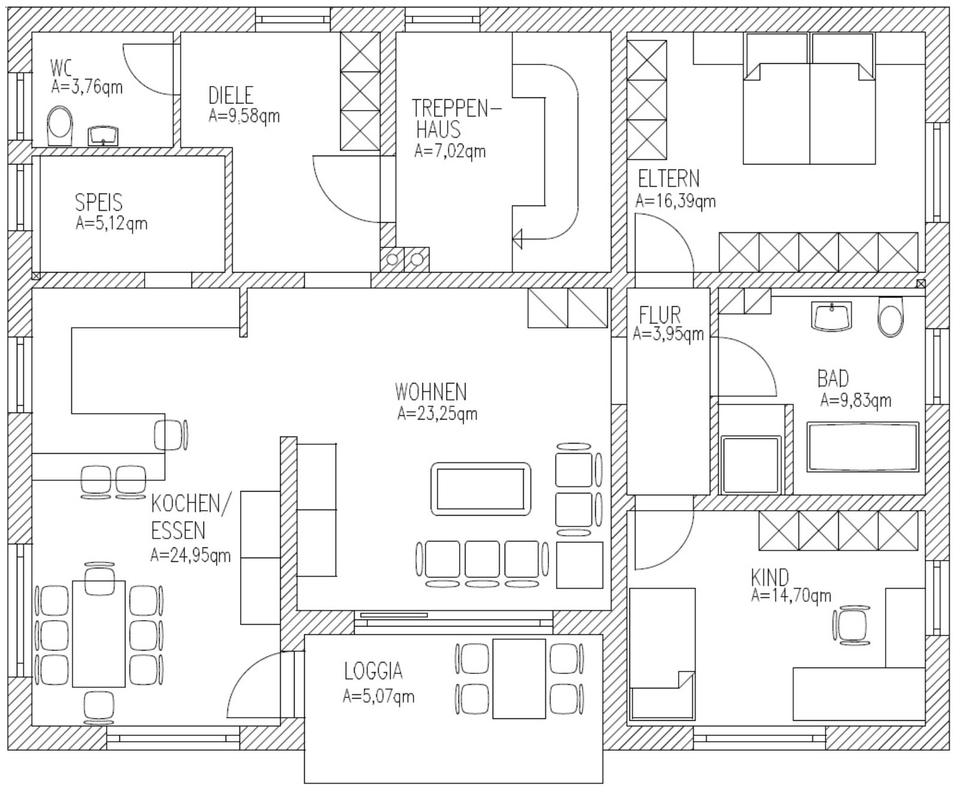 Thumbnail-Attraktive Neubauwohnung im 1. Obergeschoss – KfW55