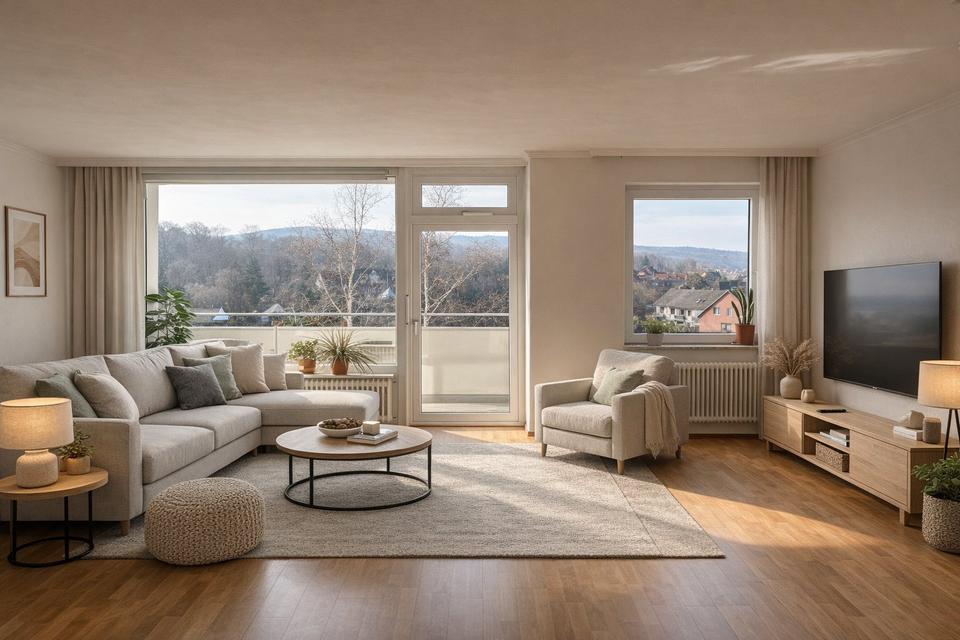 Thumbnail-Leben mit Ausblick – großzügige 4-Zimmer-Wohnung in Egestorf