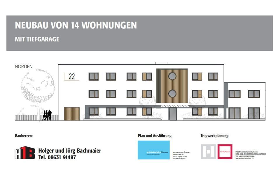 Thumbnail-Schöne zwei Zimmer Wohnung in Töging zu vermieten