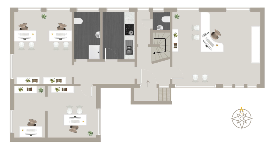 Thumbnail-Vielseitige Büro- oder Praxisfläche mit Garten und Stellplatz