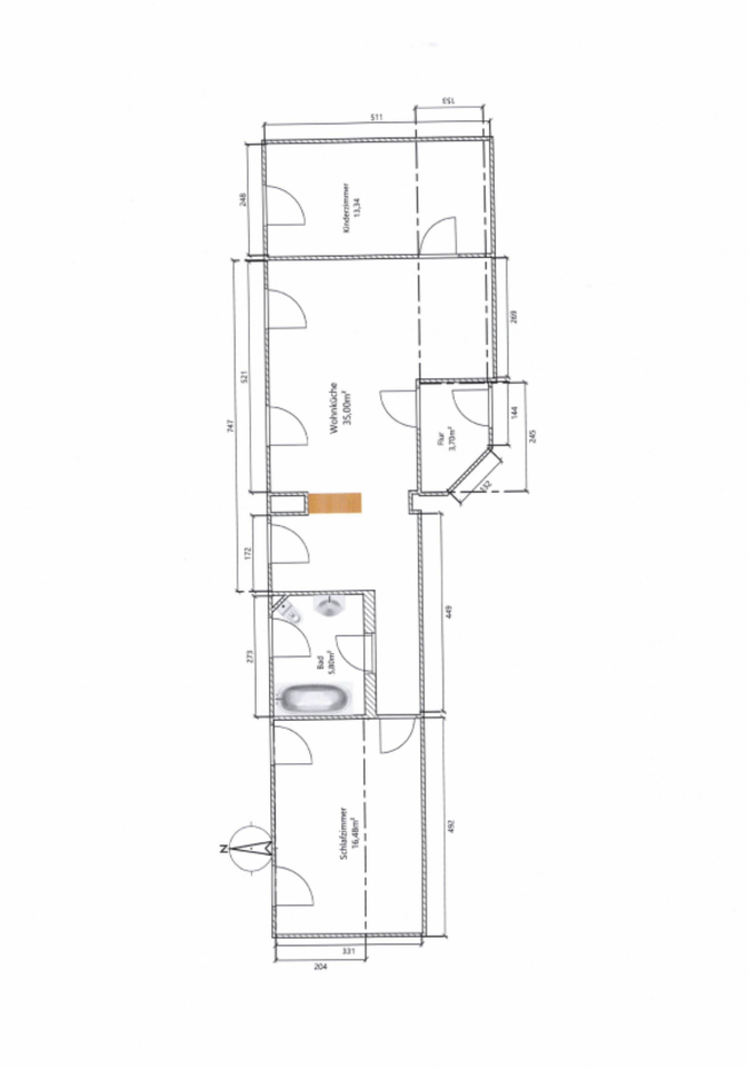 Thumbnail-3 Raum Wohnung