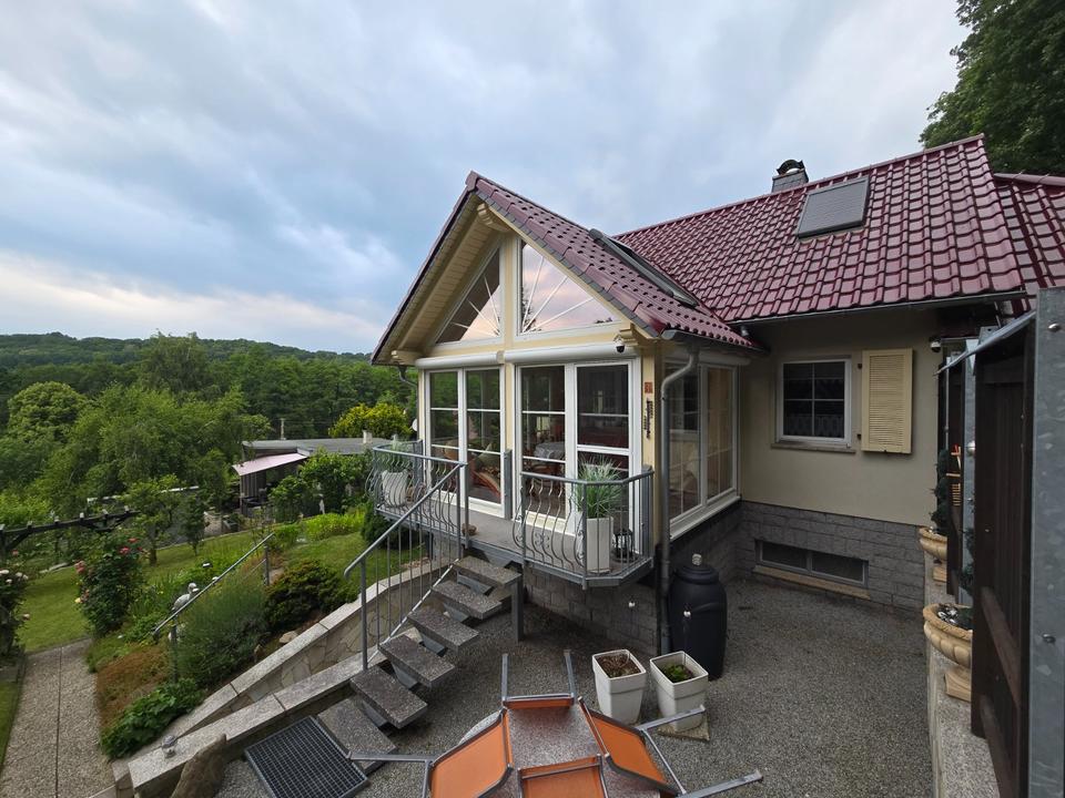 Thumbnail-Ferienhaus am Waldrand bei Meißen Gartengrundstück Langzeit Miete