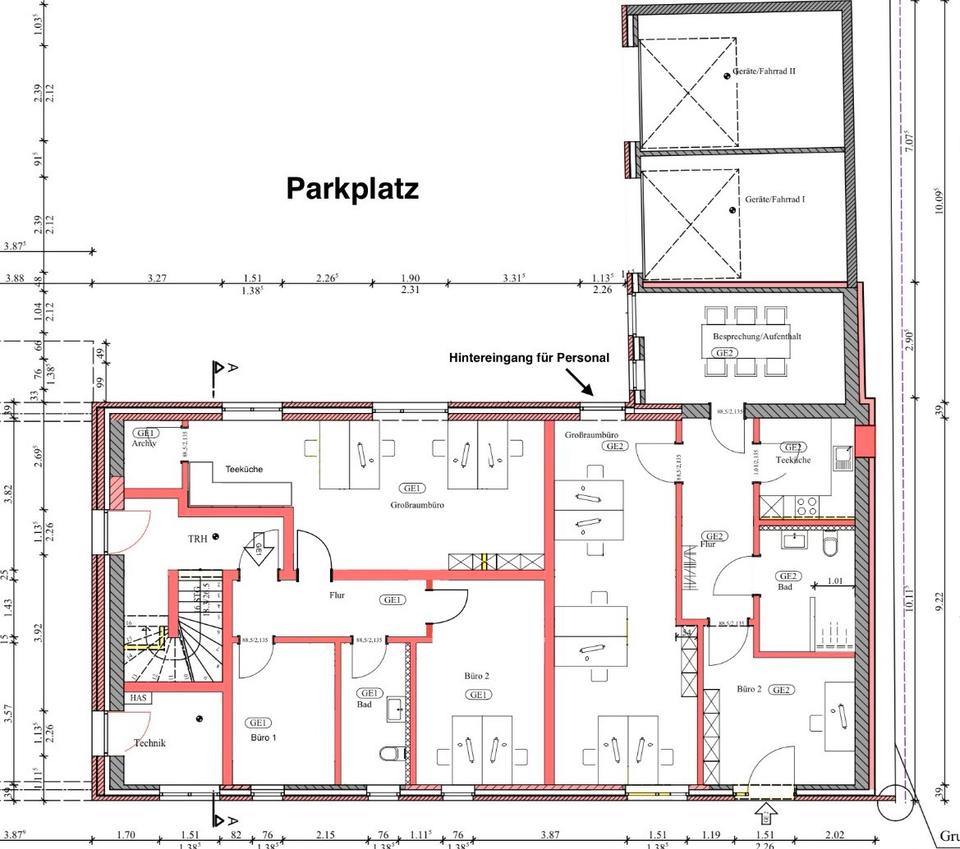 Thumbnail-Zentralgelegene Bürofläche mit Wohnungsanteil möglich - Erstbezug