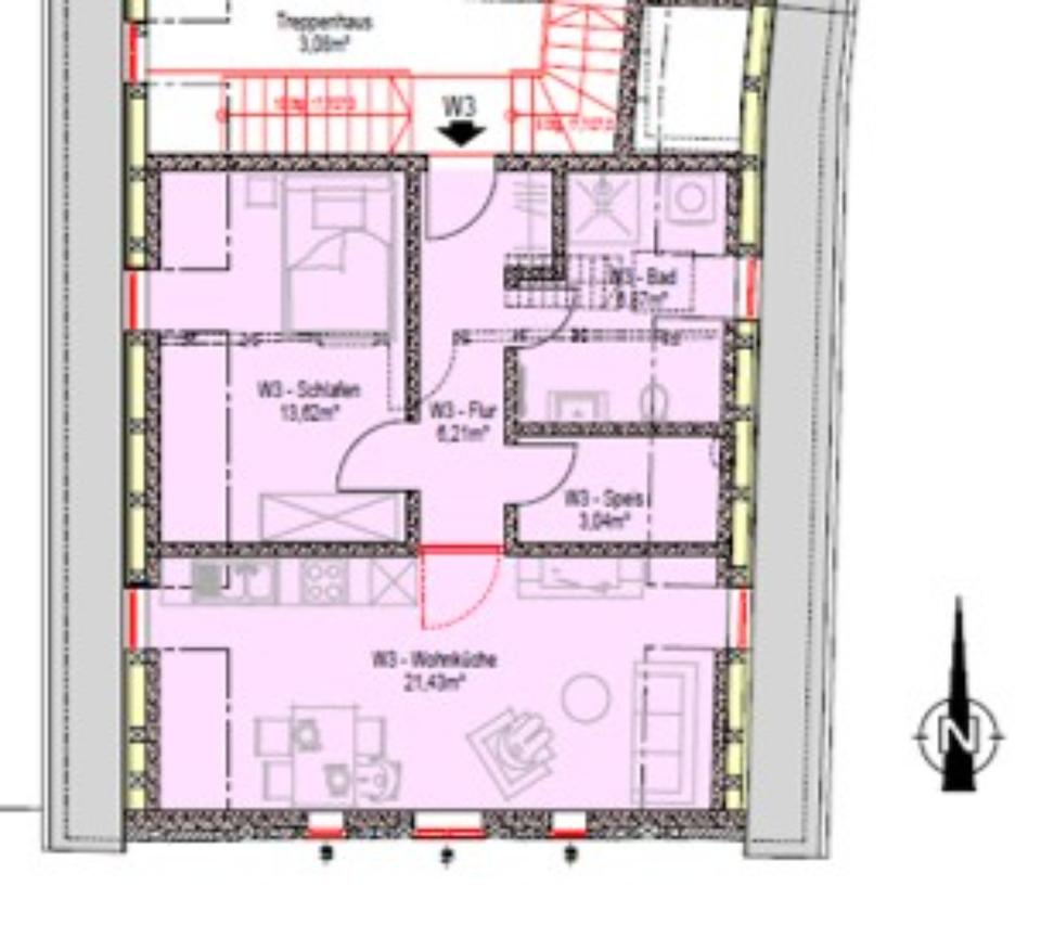 Thumbnail-Gemütliche 2-Zimmer-Whg im DG