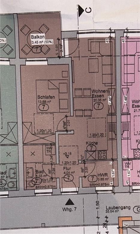 Thumbnail-2-Zimmerwohnung in Lingen (Laxten)