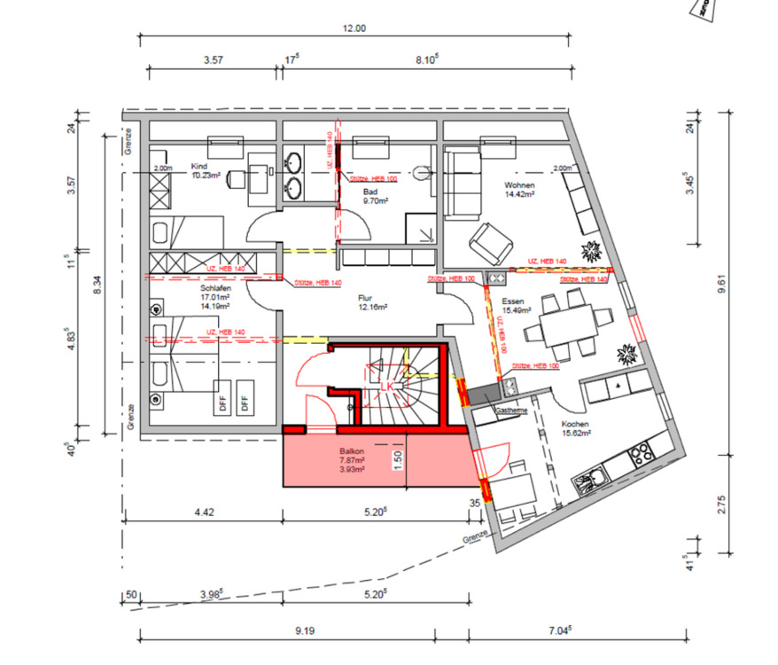 Thumbnail-4-Zimmer-Wohnung Innenstadt Fulda