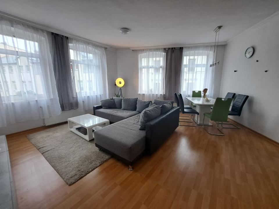 Thumbnail-gepflegte, teilmöblierte Wohnung in 08626 Adorf – ca. 80 m² Wohnfläche - 3 Zimmer - Keller - Innenhofnutzung - zentrale Lage