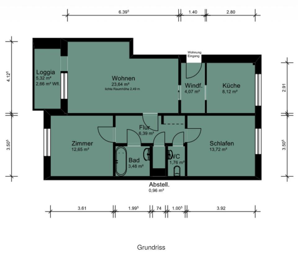 Thumbnail-Frisch renovierte Wohnung zu Vermieten