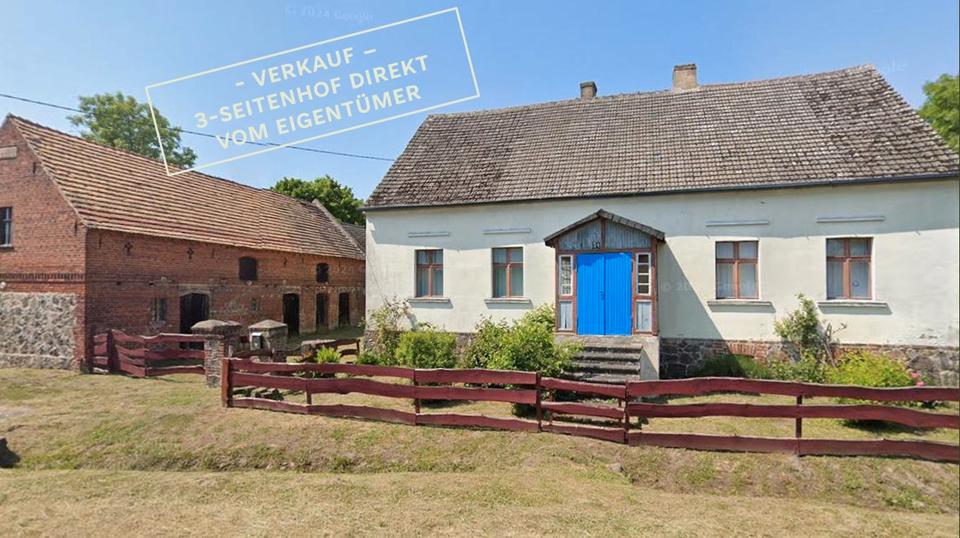 Thumbnail-Dreiseitenhof mit viel Potenzial im Oderbruch (polnische Seite)