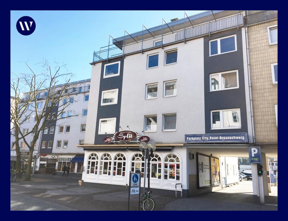 Thumbnail-Fußgängerzone: Große, helle 2-Zimmer-Wohnung mit Einbauküche, Tageslichtbad mit Dusche und Wanne