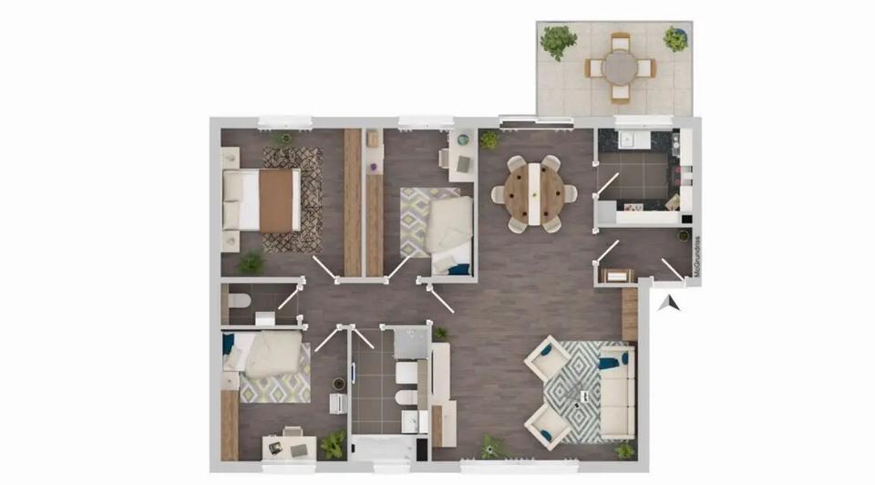 Thumbnail-Lichtdurchflutete 4,5 Zimmer Wohnung in Remseck Pattonville