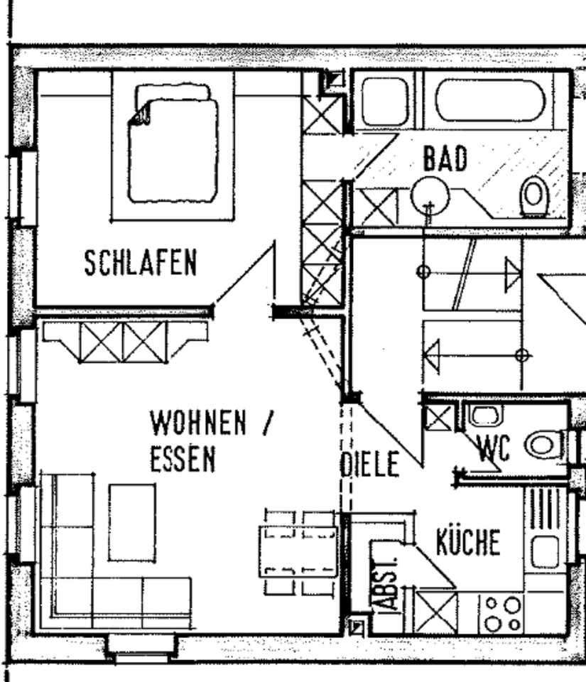 Thumbnail-2-Zimmer Wohnung, Staufenberg-Daubringen