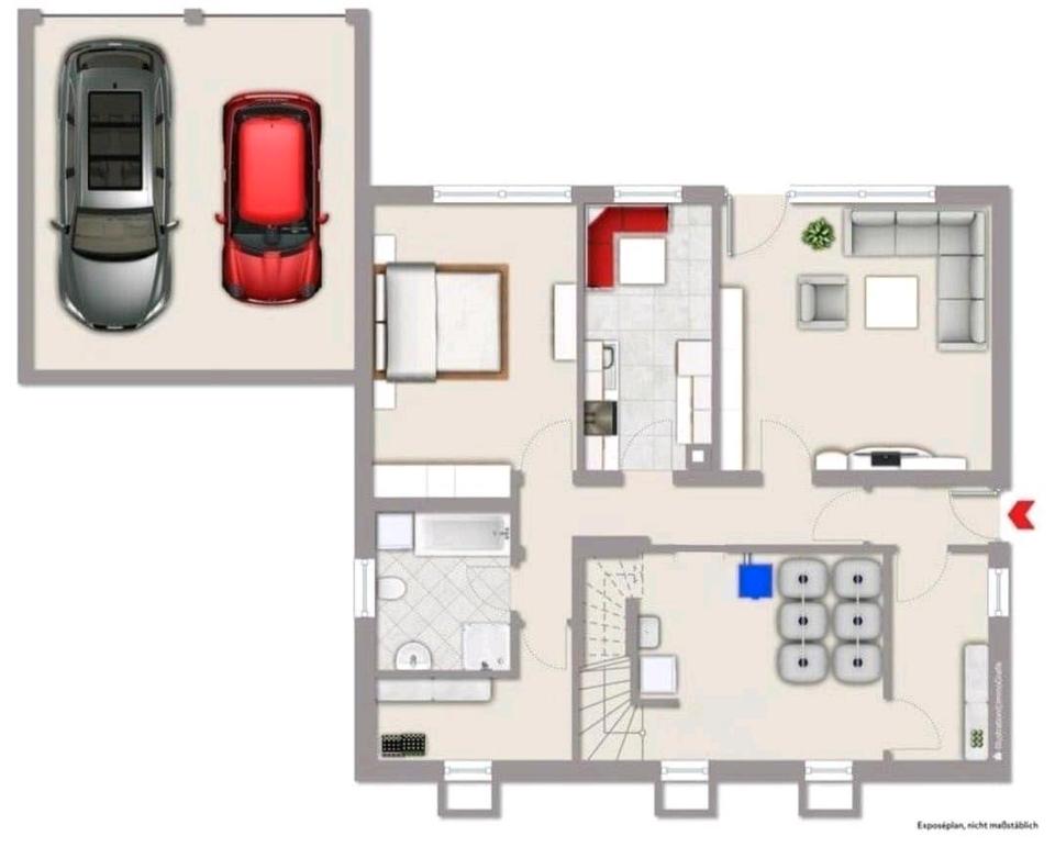 Thumbnail-*2 Zimmer Wohnung* (Einliegerwohnung) TOP Wohnlage, sep. Eingang