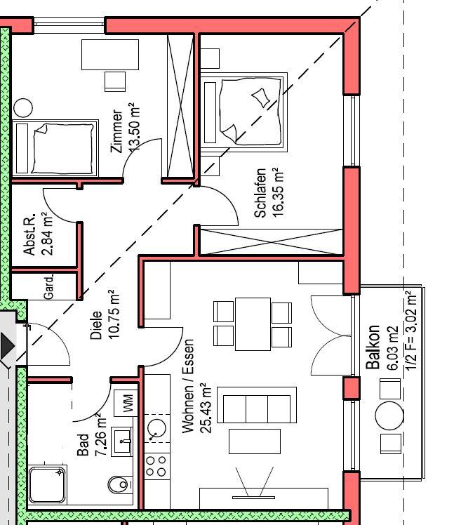 Thumbnail-3-Zimmer Wohnung in Seibersdorf