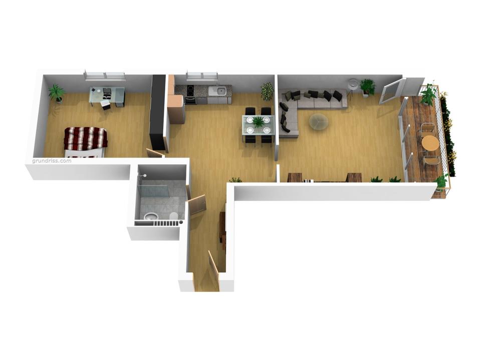 Thumbnail-Erstbezug nach Kernsanierung zentrale 3 – Zimmer