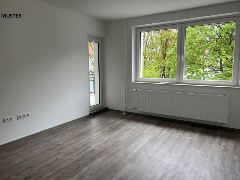 Thumbnail-Renovierte 3-Zimmer-Wohnung mit Balkon