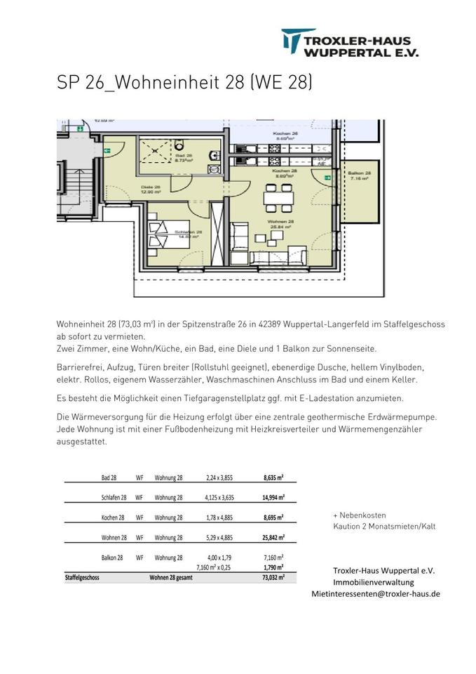 Thumbnail-barrierefreie Neubauwohnung in Wuppertal-Langerfeld