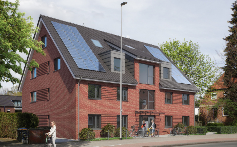 Thumbnail-Gemütliche 3-Zimmer-Wohnung mit Balkon Neubau Erstbezug