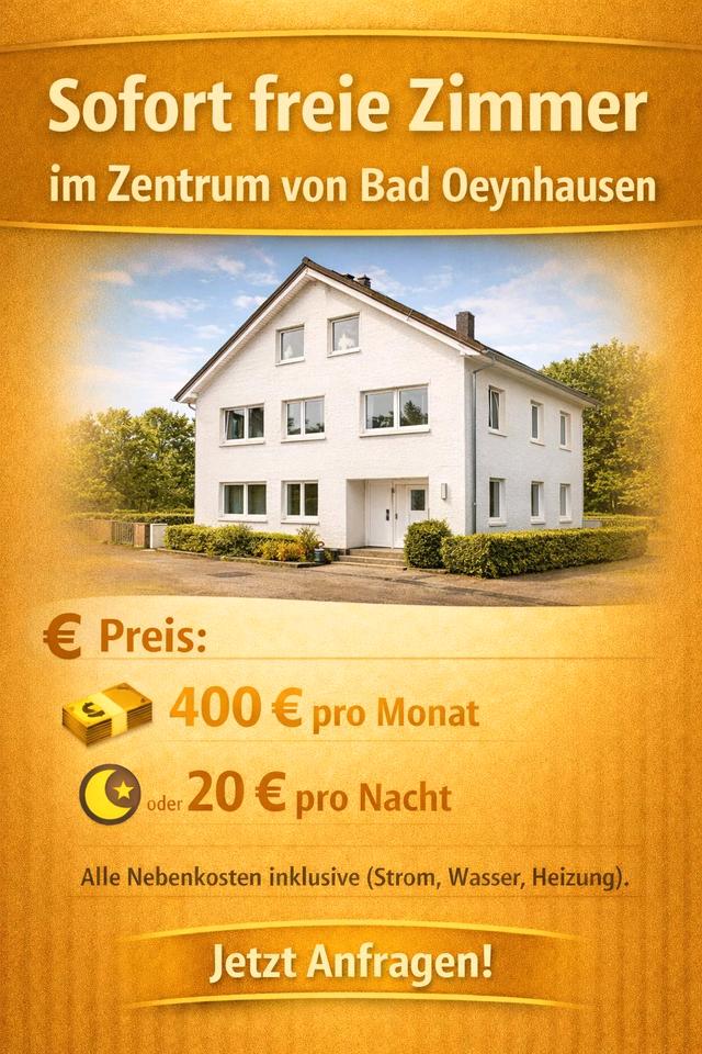 Thumbnail-Unterkunft im Zentrum von Bad Oeynhausen – Zimmer frei