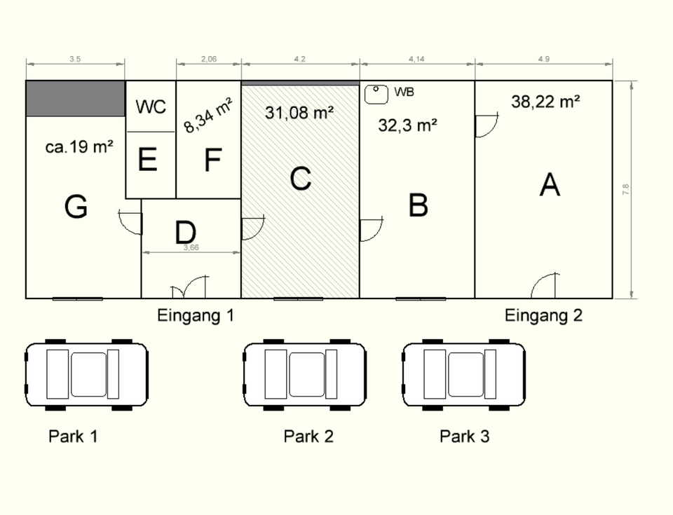 Thumbnail-Büro- oder Lagerräume im EG in Freiburg-Haslach zur Untermiete