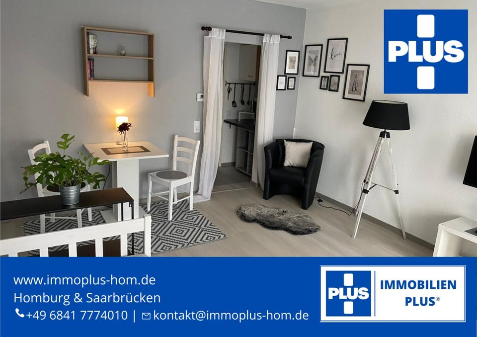 Thumbnail-HOMBURG-ZENTRUM; MÖBLIERTES UND HELLES 1 ZIMMER APARTMENT MIT BALKON