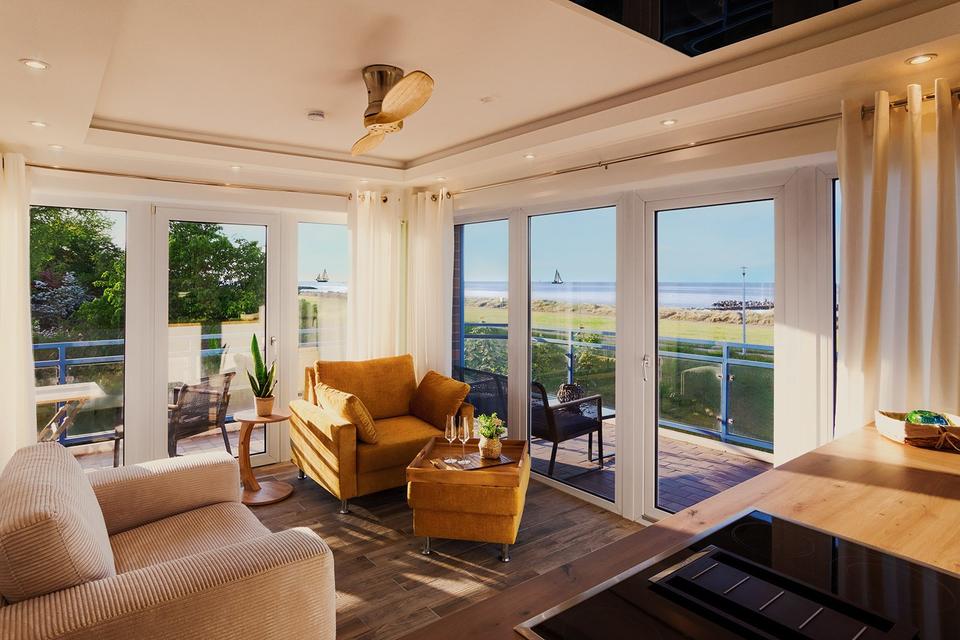 Thumbnail-Top Ferienwohnungen mit Panorama-Meerblick am Schönberger-Strand