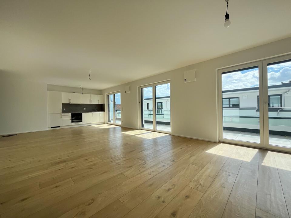 Thumbnail-Penthousewohnung mit vier Zimmern, Küche, Balkon und Stellplatz in Mainz-Kastel