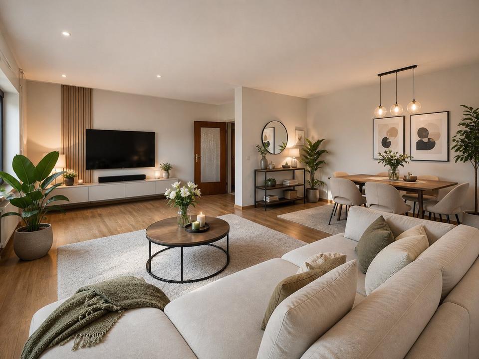 Thumbnail-Konz * gepfl., frisch renov. Balkonwohnung * 4 ZKB, Gäste-WC, Garage ca. 120 moderne m² * sofort