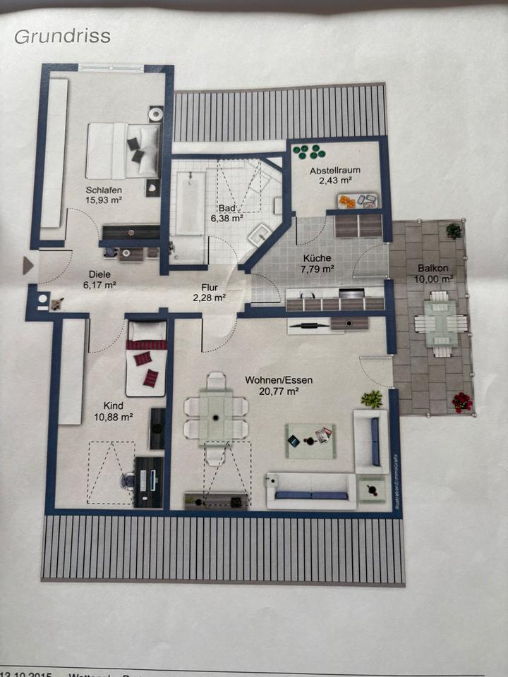 Thumbnail-Lichtdurchflutete 3 Zimmer Wohnung,Naturnah,Wallboxmöglichkeit