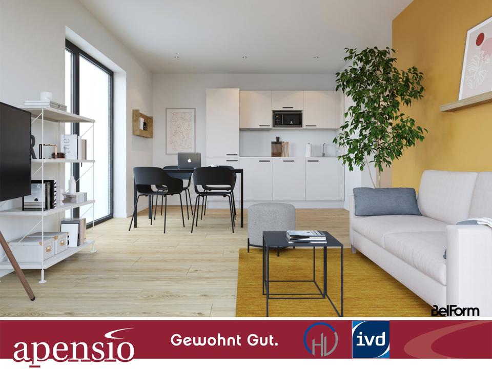 Thumbnail-apensio -GEWOHNT GUT-: NIVEAUVOLLES Gesamtkonzept: Möblierte 1-Zimmer-Wohnung in Toplage!