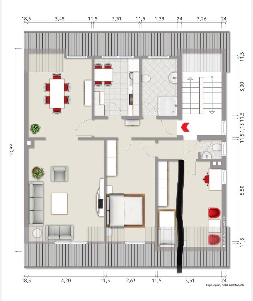 Thumbnail-4,5 Zimmer-Wohnung im Herzen von Gladbeck