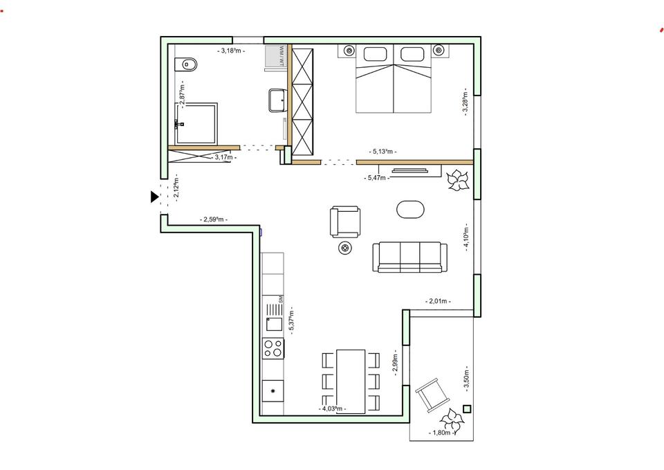 Thumbnail-rollstuhlgerechte Wohnung, WBS notwendig!
