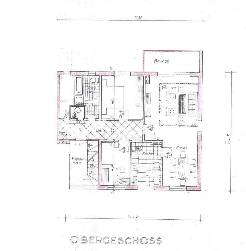Thumbnail-Wohnung 1.Obergeschoss 3 ZKB zu Vermieten (125qm) in Wittlich