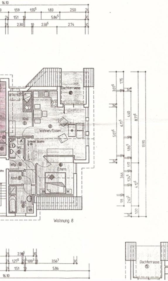 Thumbnail-3-Zimmer-Wohnung mit Dachterrasse in Klitschmar!