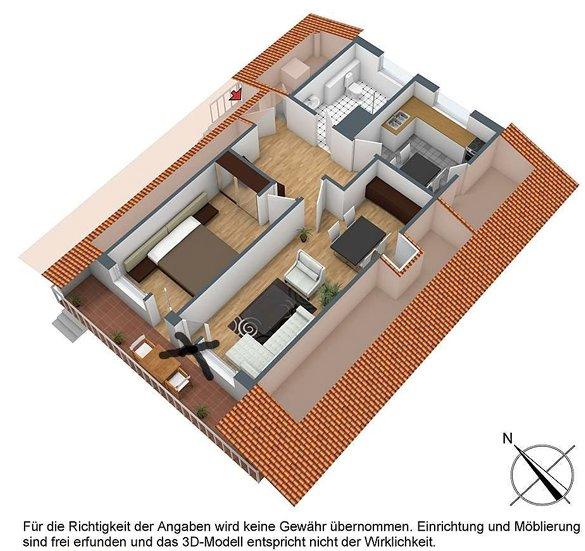 Thumbnail-DG Wohnung mit Balkon und eigenem Eingang in einem 2-Familienhaus