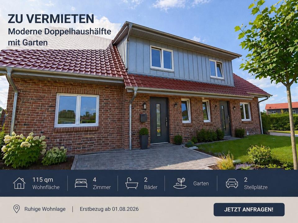 Thumbnail-Moderne Doppelhaushälfte in Viez bei Hagenow - Erstbezug 082026
