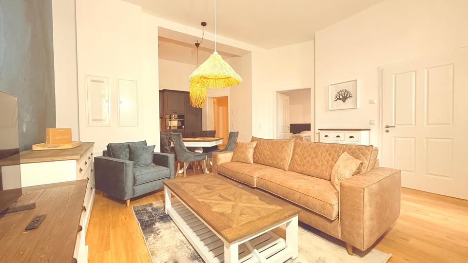 Thumbnail-Vollmöblierte 65m² 2-Zimmer-Wohnung + Balkon + EBK (Sellin Rügen)