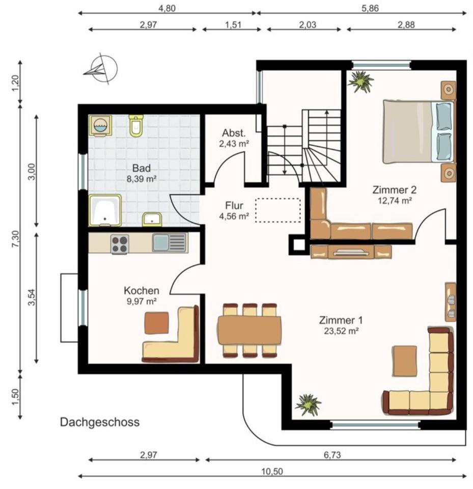 Thumbnail-2-Zimmerwohnung in Stefffeld