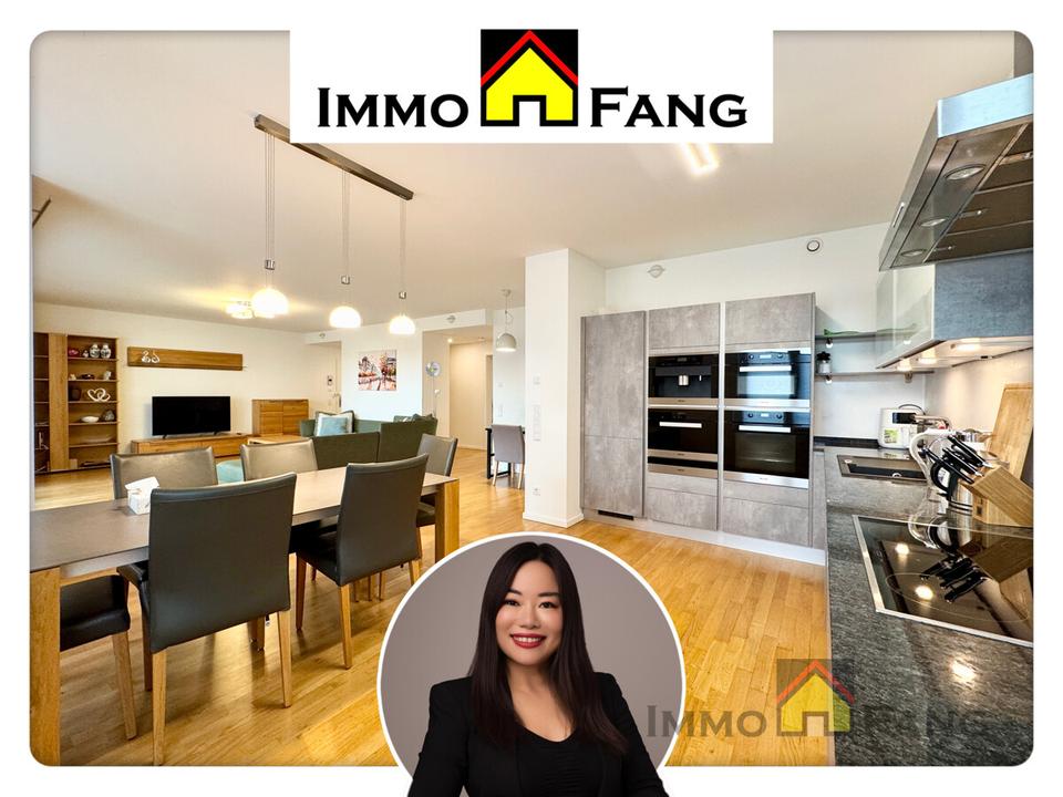 Thumbnail-Hell und modern möblierte 4-Zimmer-Wohnung in Düsseldorf Grafental zur Miete