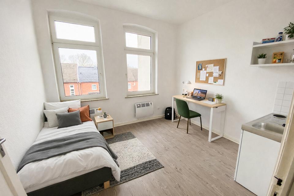 Thumbnail-Smart wohnen in Bant: Ideal für Studenten, Azubis & Soldaten - Miniwohnung mit Duschbad & Kochzeile