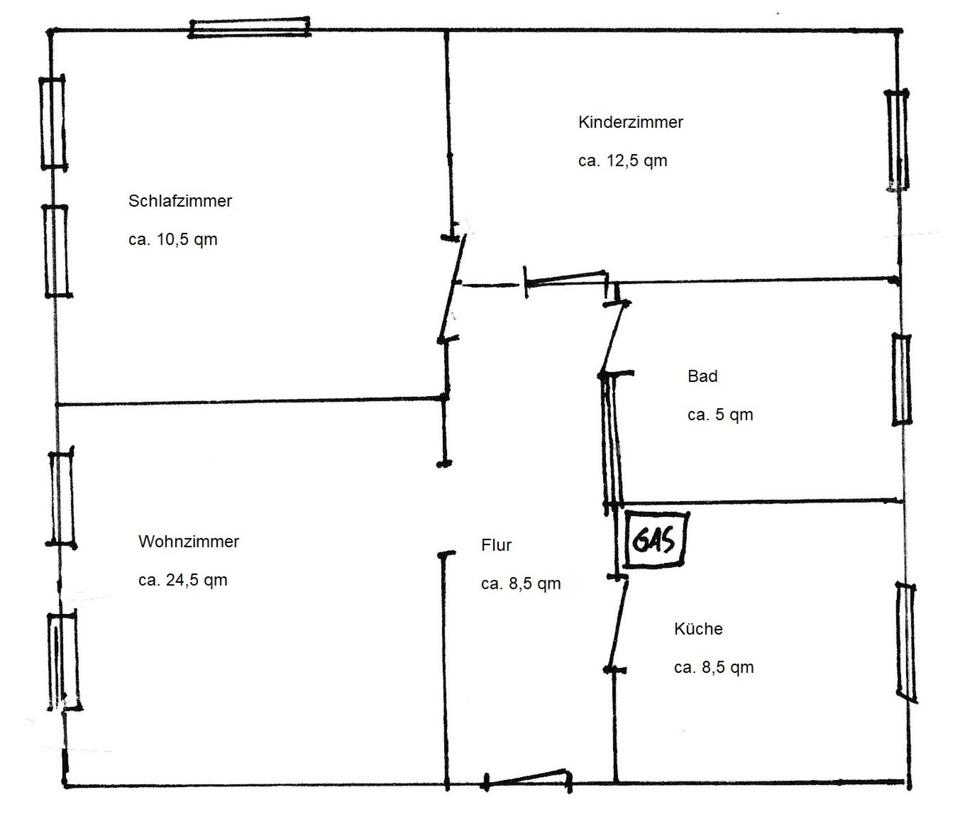 Thumbnail-Erstbezug nach Sanierung: Helle 70m² Wohnung mit Stellplatz