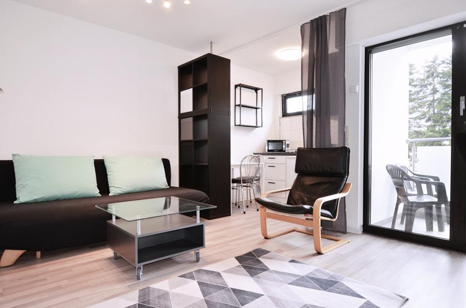 Thumbnail-1 Zimmer Apartment, vollmöbliert, mit KoNi, Diele, Bad, Loggia