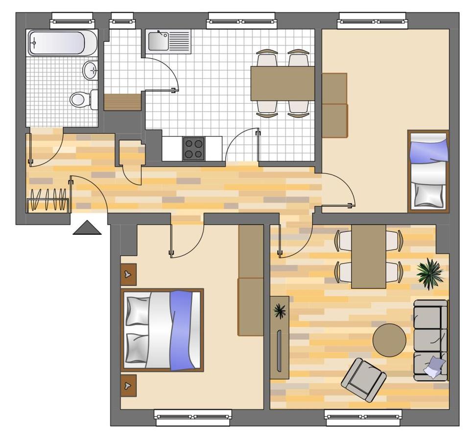Thumbnail-Demnächst frei! 3-Zimmer-Wohnung in Dortmund Gartenstadt