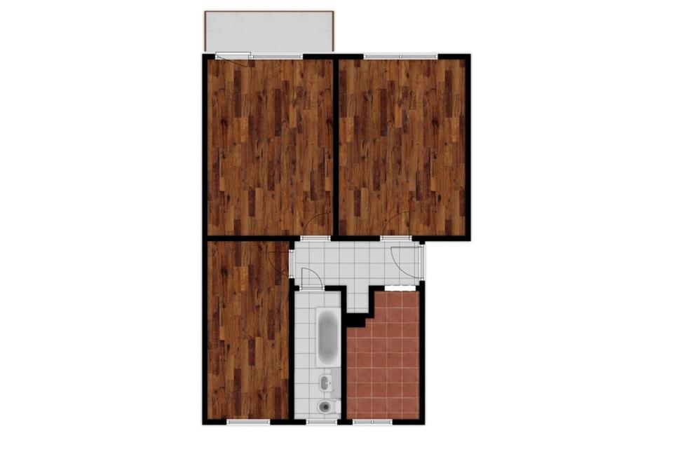 Thumbnail-3 Raumwohnung mit Balkon